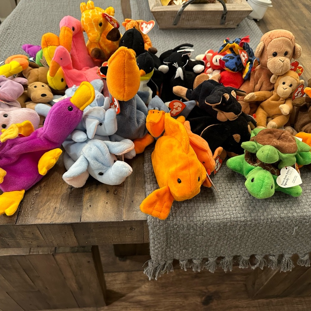 Ty beanie baby with matching McDonald baby